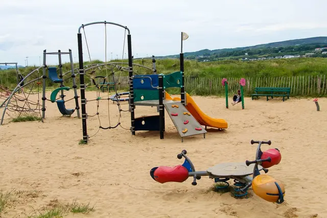 Culdaff beach playground, Inishowen