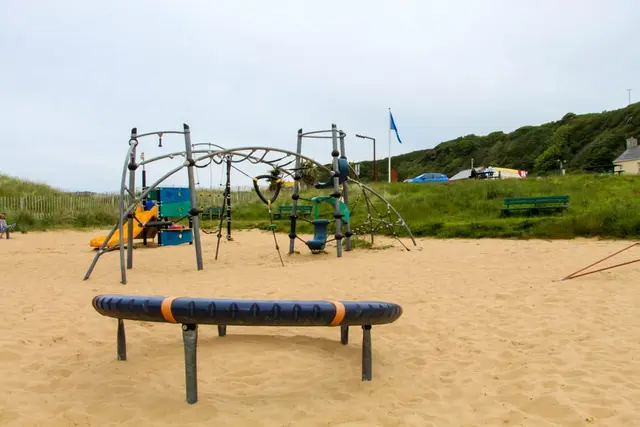 Culdaff beach playground, Inishowen