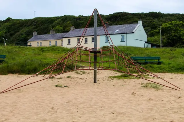 Culdaff beach playground, Inishowen