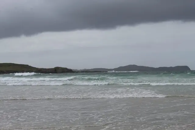 waves crashing on a beach