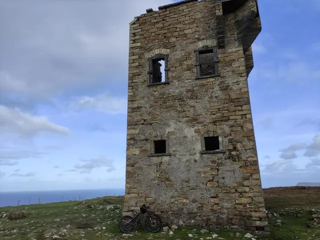 The stone tower, part of the Glencolmcille Tower Loop