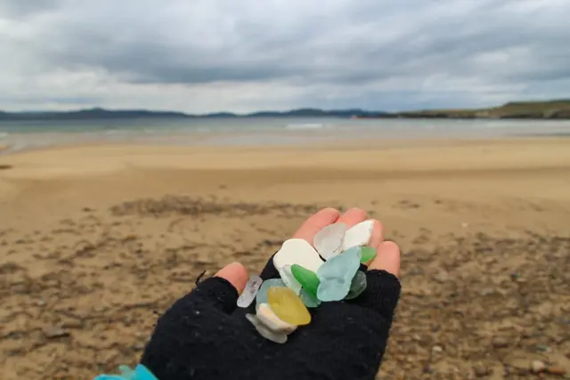Leenakeel Bay Beach, Inishowen - sea glass