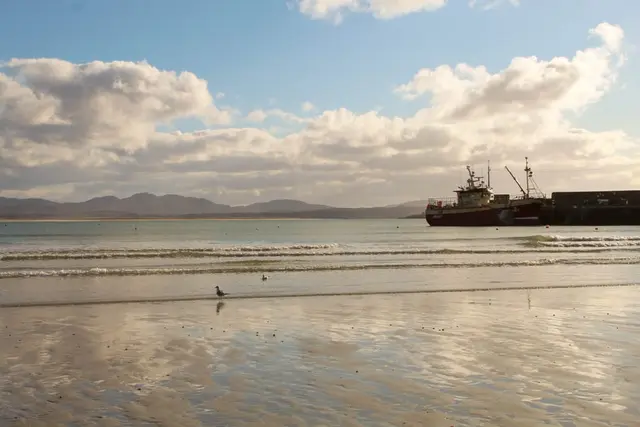 a boat on the water
