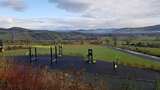 Churchill outdoor gym with an amazing view